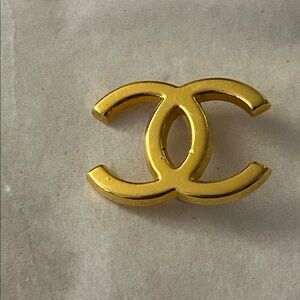 Vintage CHANEL Gold cc logo hardware replacement